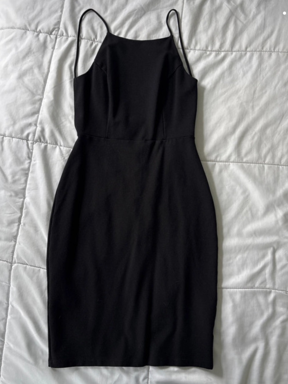 Classic Black Women's backless dress